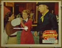 d244 FIGHTING MAN OF THE PLAINS vintage movie lobby card #5 '49 Randolph Scott