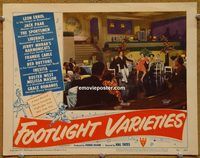 d255 FOOTLIGHT VARIETIES vintage movie lobby card #5 '51 musical revue!