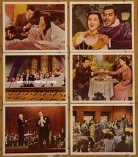 e646 FOR THE FIRST TIME 6 vintage movie lobby cards '59 Zsa Zsa Gabor