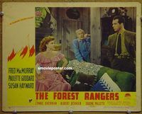 d259 FOREST RANGERS vintage movie lobby card '42 Fred MacMurray, Goddard