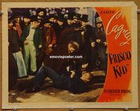 d267 FRISCO KID vintage movie lobby card R44 James Cagney fighting!