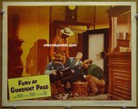 d271 FURY AT GUNSIGHT PASS vintage movie lobby card '56 David Brian, Brand