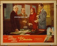 d279 GIRL FROM MANHATTAN vintage movie lobby card #3 '48 Dorothy Lamour