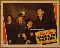 d281 GIRLS IN CHAINS vintage movie lobby card '43 Edgar Ulmer, Arline Judge