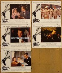 e564 GLENN MILLER STORY 5 vintage movie lobby cards R85 James Stewart