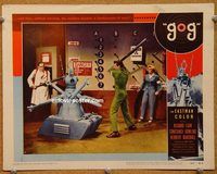 d286 GOG vintage movie lobby card #8 '54 Frankenstein of steel, cool image!