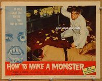 d319 HOW TO MAKE A MONSTER vintage movie lobby card #6 '58 spooky!