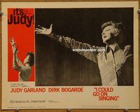 d326 I COULD GO ON SINGING vintage movie lobby card #1 '63 Garland closeup!