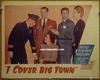 d327 I COVER BIG TOWN vintage movie lobby card #2 '47 from radio!