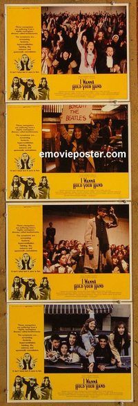 e450 I WANNA HOLD YOUR HAND 4 vintage movie lobby cards '78 Beatles