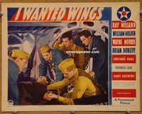 d333 I WANTED WINGS vintage movie lobby card '41 Ray Milland, William Holden