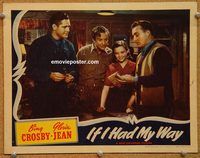 d334 IF I HAD MY WAY vintage movie lobby card '40 Bing Crosby, Gloria Jean