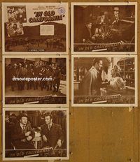 e572 IN OLD CALIFORNIA 5 vintage movie lobby cards R40s John Wayne