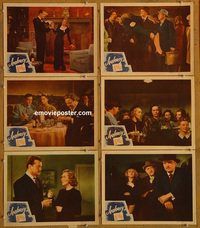 e668 JEALOUSY 6 vintage movie lobby cards '45 Loder, Randolph, Morley