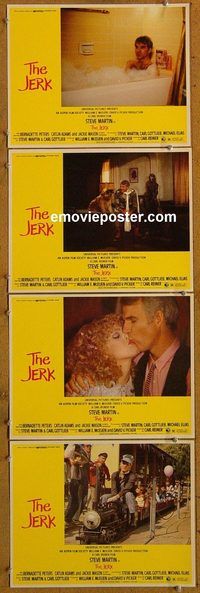 e456 JERK 4 vintage movie lobby cards '79 Steve Martin, Bernadette Peters
