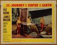 d370 JOURNEY TO THE CENTER OF THE EARTH vintage movie lobby card #3 '59 Verne