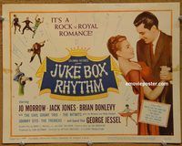 d871 JUKE BOX RHYTHM vintage movie title lobby card '59 rock 'n' roll music!
