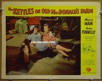 d376 KETTLES ON OLD MacDONALD'S FARM vintage movie lobby card #4 '57 Talbott