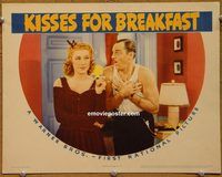d382 KISSES FOR BREAKFAST vintage movie lobby card '41 Shirley Ross, Cowan