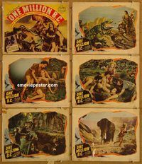 e687 ONE MILLION BC 6 vintage movie lobby cards '40 Mature, Landis