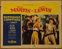d509 PARDNERS vintage movie lobby card #1 '56 Jerry Lewis, Dean Martin