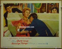 d511 PARIS DOES STRANGE THINGS vintage movie lobby card #3 '57 Ingrid Bergman