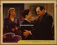 d518 PENALTY vintage movie lobby card '41 Edward Arnold, Marsha Hunt