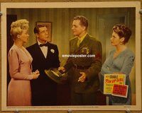 d529 PIN UP GIRL vintage movie lobby card '44 Betty Grable, Joe E. Brown
