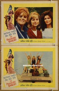 e197 PLEASURE SEEKERS 2 vintage movie lobby cards '65 Ann-Margret