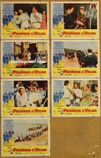 e797 PRISONER OF THE VOLGA 7 vintage movie lobby cards '60 Derek, Martinelli