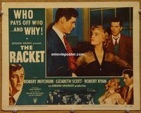 d551 RACKET vintage movie lobby card #8 '51 Lizabeth Scott, Robert Ryan