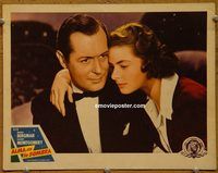 d552 RAGE IN HEAVEN Spanish vintage movie lobby card '41 Bergman, Montgomery