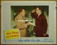 d556 RALLY ROUND THE FLAG BOYS vintage movie lobby card #8 '59 Paul Newman