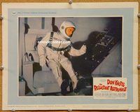 d570 RELUCTANT ASTRONAUT vintage movie lobby card #7 '67 Don Knotts in space!