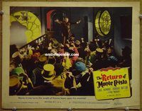 d574 RETURN OF MONTE CRISTO vintage movie lobby card #2 '46 Louis Hayward