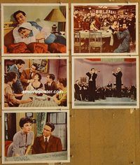 e595 RHAPSODY 5 vintage movie lobby cards R60s Liz Taylor, Vittorio Gassman