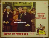 d580 ROAD TO MOROCCO vintage movie lobby card '42 Hope,Crosby,Lamour closeup!