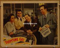 d638 SLEEPYTIME GAL vintage movie lobby card '42 Ruth Terry, Skinnay Ennis