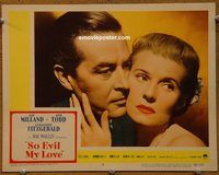 d645 SO EVIL MY LOVE vintage movie lobby card #3 '48 Ray Milland, Ann Todd