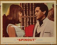 d654 SPINOUT vintage movie lobby card #1 '66 Elvis Presley close-up!