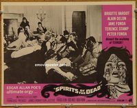 d656 SPIRITS OF THE DEAD vintage movie lobby card #6 '69 Federico Fellini