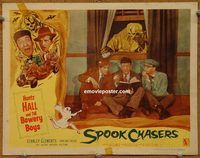 d658 SPOOK CHASERS vintage movie lobby card '57 Huntz Hall, Bowery Boys