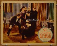 d659 ST LOUIS WOMAN vintage movie lobby card '34 Loff, Johnny Mack Brown