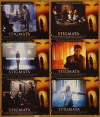 e704 STIGMATA 6 vintage movie lobby cards '99 Patricia Arquette, Byrne