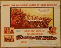 e006 STORM OVER THE NILE vintage movie title lobby card '56 Laurence Harvey