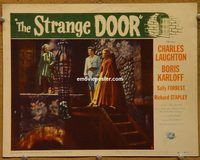 d666 STRANGE DOOR vintage movie lobby card #6 '51 Charles Laughton