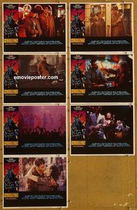 e814 STREETS OF FIRE 7 vintage movie lobby cards'84 Walter Hill, rock & roll!
