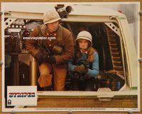 d668 STRIPES vintage movie lobby card #2 '81 Bill Murray w/machine gun!