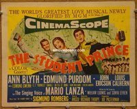e011 STUDENT PRINCE vintage movie title lobby card '54 Ann Blyth, Edmund Purdom