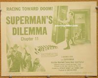 e016 SUPERMAN Chap 11 vintage movie title lobby card '48 comic book serial, Alyn